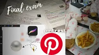 نتعلم الرسم من بنترست! ⋆˚࿔برنامج procreat💗
