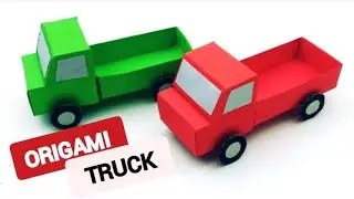 Paper Truck | How to make Toy Truck For Kids | Paper Craft For Kids | Origami Paper Toy