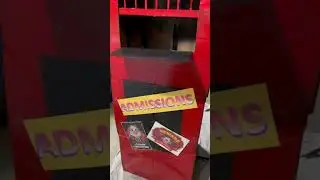 DIY Horror Ticket Booth #halloween #halloweendecor #doityourself