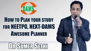 How to Plan your study for NEETPG, NEXT-DAMS Awesome Planner