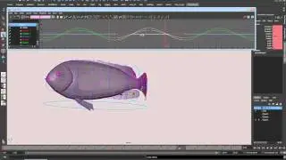 02 How to Animate  A Fish Swim Part 2 Dorsal fin