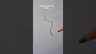 it's just a curve line ...meanwhile the line: 💀 #curve line #drawing #artist