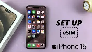 Как добавить (настроить) eSIM на iPhone 15 / iPhone 15 Pro Max