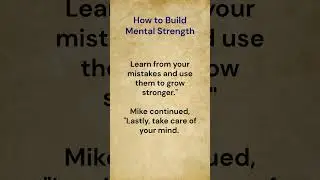 How to Build Mental Strength || Learn English! 🚀 #learnenglish #shorts #viral #viralshorts