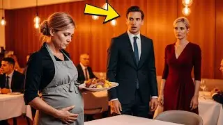 Millionär Betritt das Restaurant… und Erstarrt, als Er Seine Schwangere Ex-Frau beim Servieren Sieht