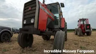 1982 Massey Ferguson 2620 4WD 5.8 Litre 6-Cyl Diesel Tractor (102 HP) North Notts Working Day 2025