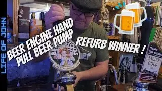 Beer Engine Hand Pull Pump Refurb In Garden Pub Shed Bar - WIN ! Part 2. How To..