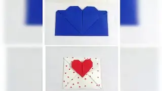 Easy, Cute Envelope Making 😍 #diy #giftcraft #viral