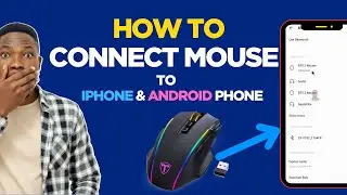Как подключить мышь к любому телефону (iPhone и Android) &mdash; без компьютера #используйтемышьсмобиль...