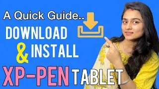How to Connect XP-Pen Tablet with Laptop or PC 💻| XP-Pentab Deco V0 V3 | Pentab for Online Teaching