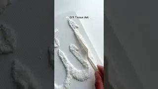 Creative Texture Art: How to write 'Allah' with Tissue Paper 🎨 #shorts #islamiccalligraphy #nasheed