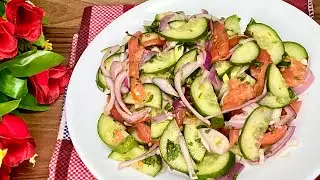 How to make red onion salad | Red Onion Salad | By Recipe Delights