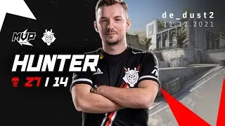 MVP CSGO POV: G2 huNter (27/14) vs NiP (de_dust2) @ IEM Winter 2021