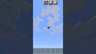 Minecraft 7 by 7 flying machine vs cave spider.#minecraftplayers #minecraft #gaming #shorts