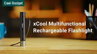 xCool Multifunctional Rechargeable LED Pocket Flashlight High Lumens for Camping, Home, Emergency