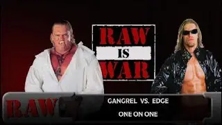 WWF2K25 September Week 3 Raw Match 4 Gangrel vs Edge