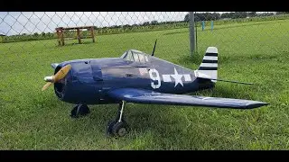 Hangar 9 F6F 15CC Hellcat w/ DLE 20CC Bench Run XOAR 16X8 Prop 30:1 Klotz KL-200
