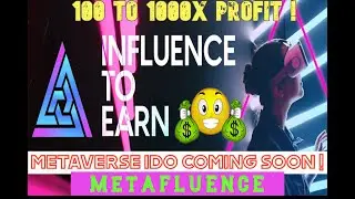 🔴HOW TO BUY METAFLUENCE IDO🔴NEXT BIG 100X GEM SET 2 EXPLODE IN 2022🔥BLUEZILLA LAUNCHPAD EXPLAINED🚀