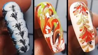 Amazing Marble Nails Designs |New Drag Marble Nail Ideas | Nailicious