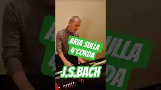 ARIA SULLA 4&deg;CORDA DI J.S.BACH INTERPRETATA DA ALBERTO PAGANI #shorts