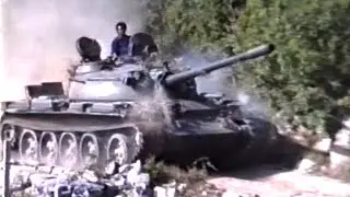 1992.08.26. - 4. gbr Pauci - Posada tenka T 55 djeluje po Zelenikovcu