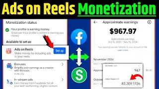 Ads On Reels Facebook Monetization  | Ads On Reels Kaise Enable Kare | Ads on Reels Set up Facebook