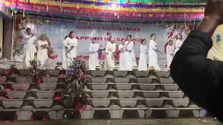 Arunachal Holy cross parish Catholic Church Koloriang modern dance25#koloriang#arunachal Pradesh.