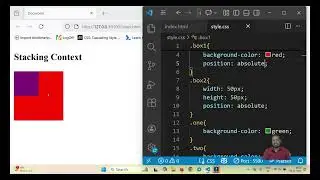 How to create new Stacking context Learning CSS Properties  web development