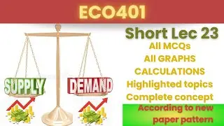 ECO401 Short Lecture 23_Highlighted Questions_ECO401 Lectures_Final Term_Full Detail In Short Time