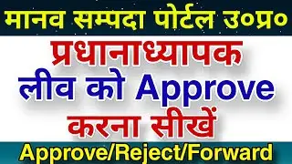 How to Approve Leave on Manav Sampda Portal | CL Kaise Approve Kare | Leave Approve / Reject Kare