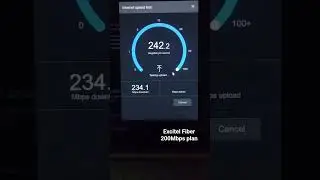 Excitel Fiber 200Mbps speedtest 🥶