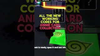 All New Codes in Anime Card Collection Roblox (Update)