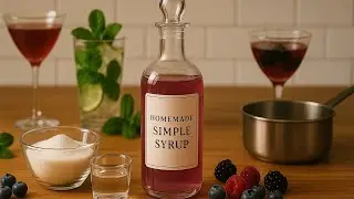 DIY Cocktail Syrups at Home &ndash; Easy Flavors: Simple Sugar Syrup, Honey, Agave