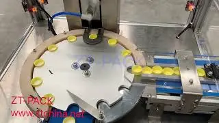 Pre cut cap foil Inserting wadding machine ,Single head with reject cap system