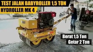 Baby Roller Hydroller MK 4 Berat  1,5 Ton Getar 2 ton - Vibration Roller