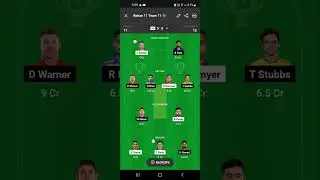 RR VS DC dream11 prediction today match || rr vs dc #shorts