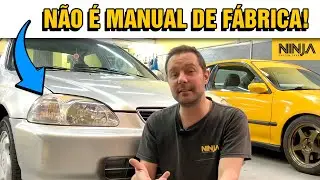 Os SEGREDOS p/ saber se um CIVIC que fez SWAP para C&Acirc;MBIO MANUAL (1996-2000)