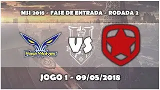 MSI 2018 - Flash Wolves vs Gambit (Highlights) | Jogo 1 | Rodada 2