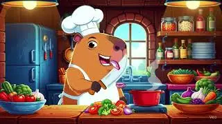 World's Cutest Chef: Capybara Cooking Adventures | AI Video Creation with Veo