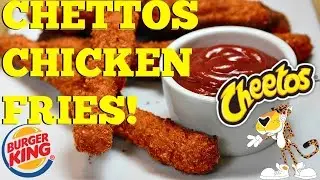 COPYCAT DIY CHEETOS CHICKEN FRIES RECIPE!!