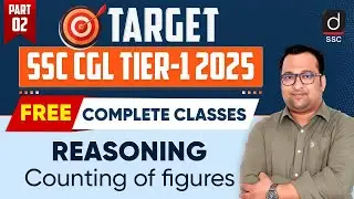 Counting of figures | Part-2 | CGL Tier-1, 2025 | Reasoning | Complete FREE Classes | Drishti SSC