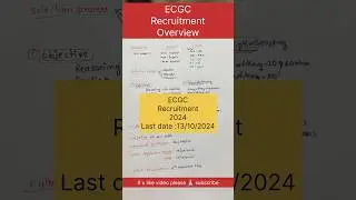 ECGC po 2024 #shorts#ytshorts#trendingshorts#youtubeshorts#viralshorts#shortfeed