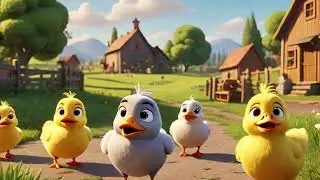 🐥 Brave chick's #cartoon #chick's #kids #baby #animals #foryou #fyp #viral #poem #kidssongs #poem