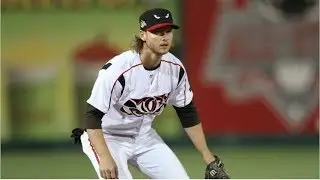 PROFESSIONAL BASEBALL PLAYER PLAYS 9 POSITIONS IN 9 INNINGS