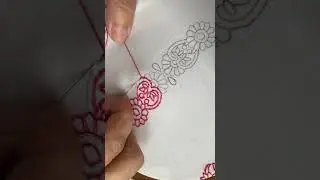 Beautiful Pashmina Shawl Border design 3