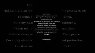 Amen! Follow @godbeforescroll #NightPrayer #Psalm2#Psalm212 #TakeRefugeInHim#LovingGod #jesuslovers