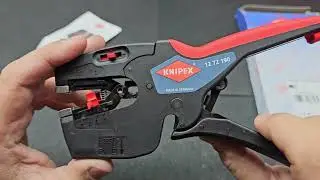 Cleste pentru dezizolat si sertizat, KNIPEX NexStrip, 0.03 - 10 mm², 0.25 – 4 mm² 12 72 190