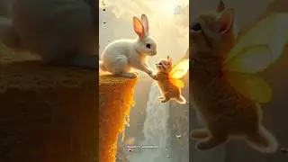 Why kitten like this? Rabbit 🐇 rescue kitten🐈#rabbitrescue # #cuteanimals #animalrescue #motivation