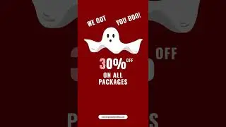 Biggest Halloween logo design sale at logo design valley!!