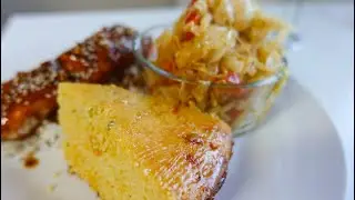 Как приготовить рецепт капустно-кукурузного хлеба